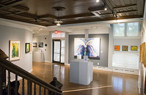 interior of lasell art gallery