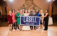 Wedding photo Lasell alumni