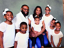 inette Dumont-Chapman '01 and family