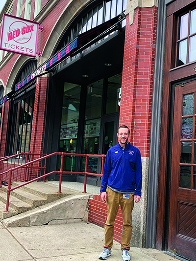 Evan Roy '19 at Fenway Park