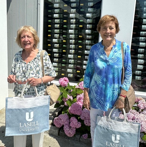 Mary Ann Donahue '53 and Shirley Vara Gallerani '53 