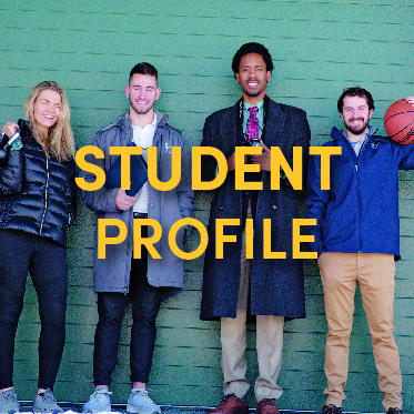 Student Profile of Graduate Assistantships in Leaves, the Magazine of Lasell University 