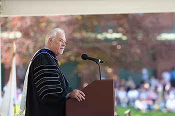 President Michael B. Alexander at Lasell University 2023 Commencement