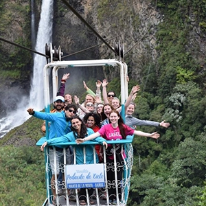 Lasell students in Ecuador