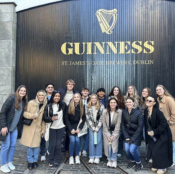 Students visit Guiness factory